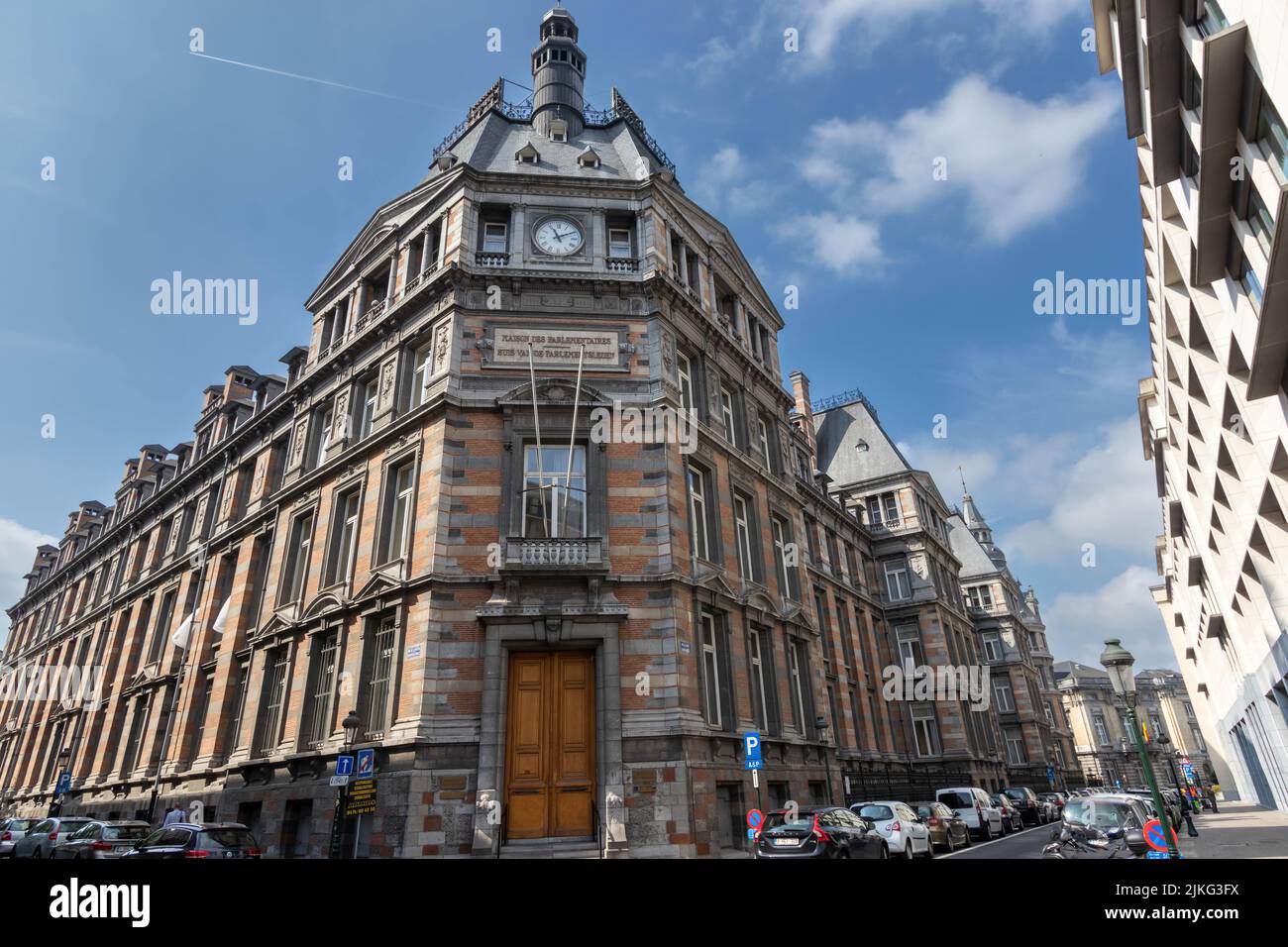 Maison des parlementaires (House of parliamentarians), Brussels, Belgium Stock Photo