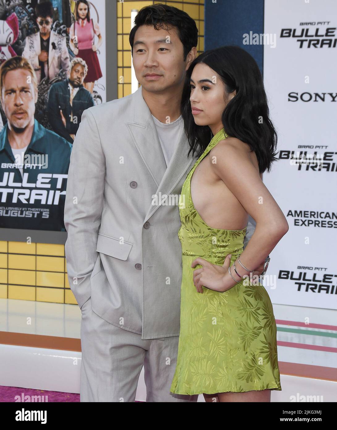 Simu Liu, Jade Bender Enjoy Date Night at Bullet Train Premiere