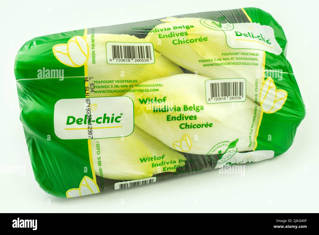 Chicory from Deli-chic and package Stock Photo