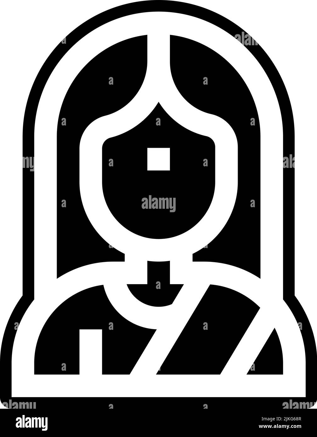 woman icon black vector illustration Stock Vector Image & Art - Alamy