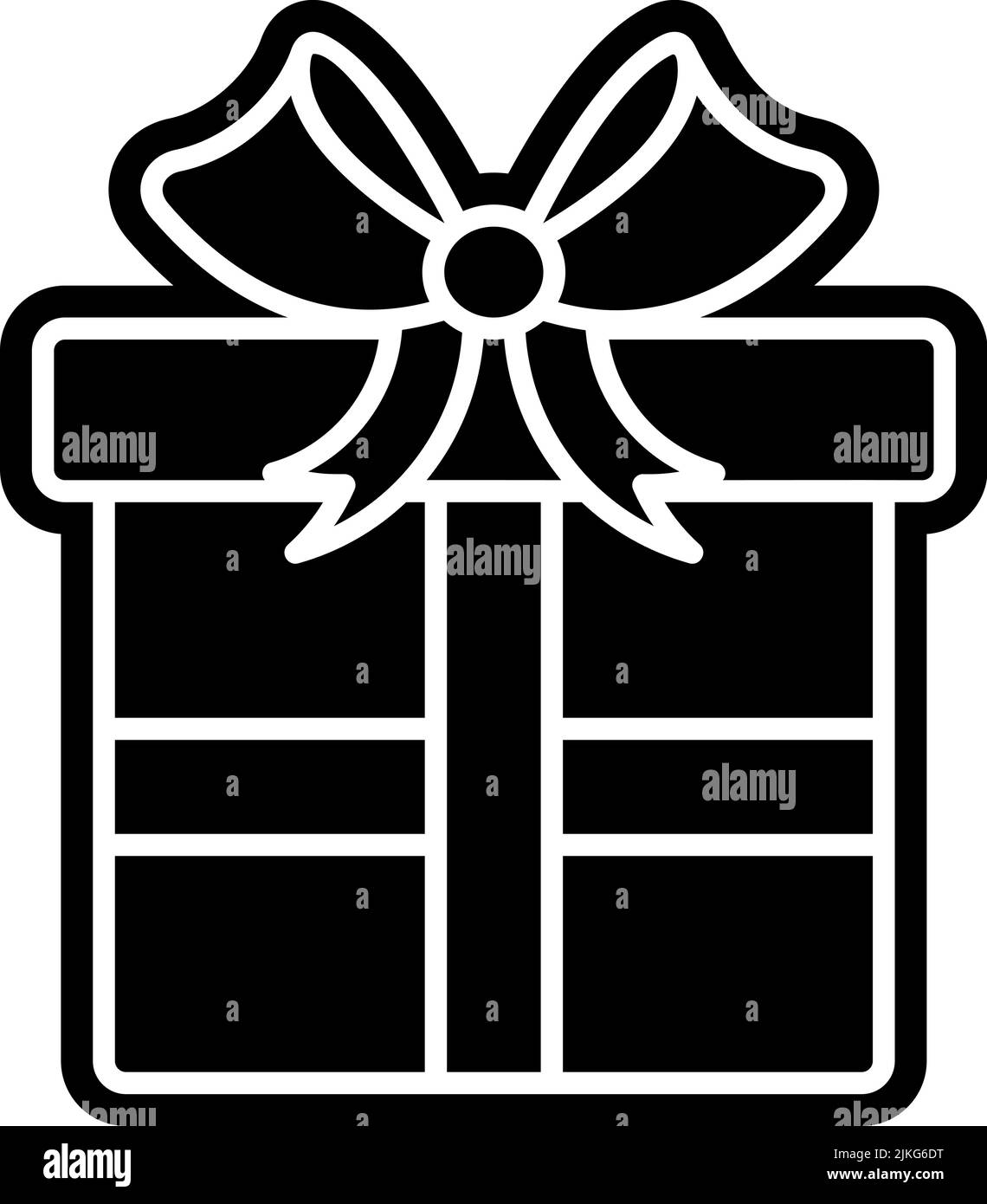 gift icon black vector illustration Stock Vector Image & Art - Alamy