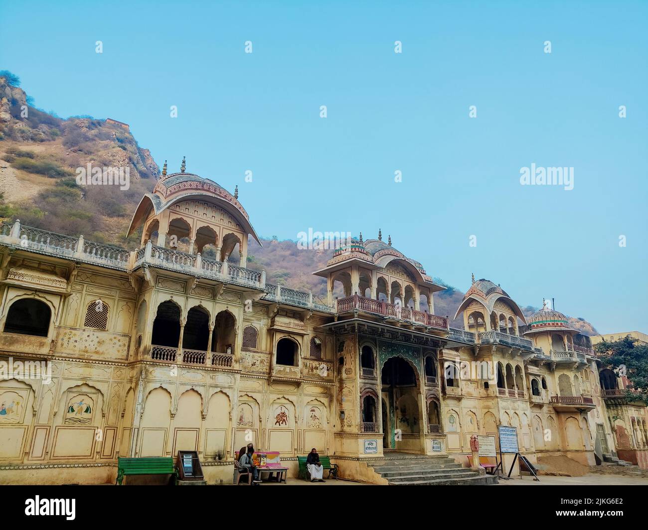 INDIA, RAJASTHAN, JAIPUR, January 2022, Devotee at Ramanuja Acharya ...