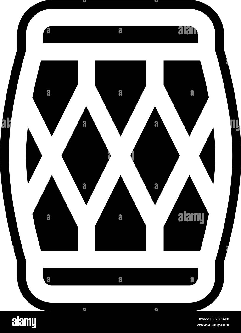 drum icon black vector illustration Stock Vector Image & Art - Alamy