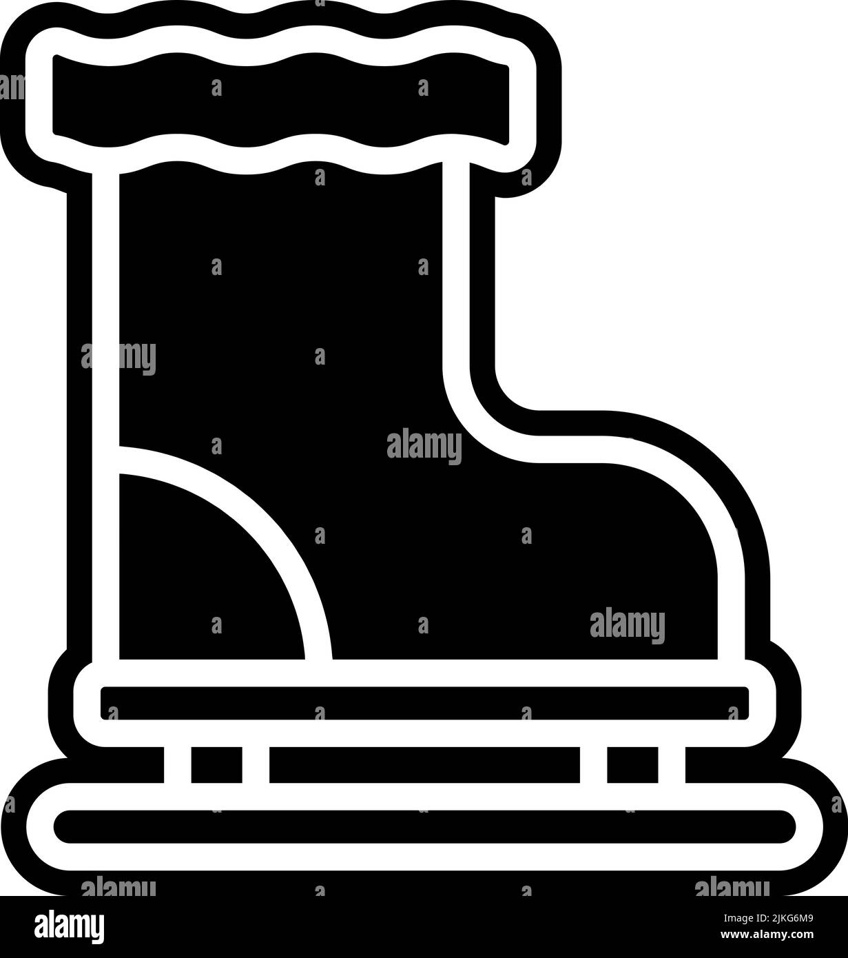 ice skate icon black vector illustration Stock Vector Image & Art - Alamy
