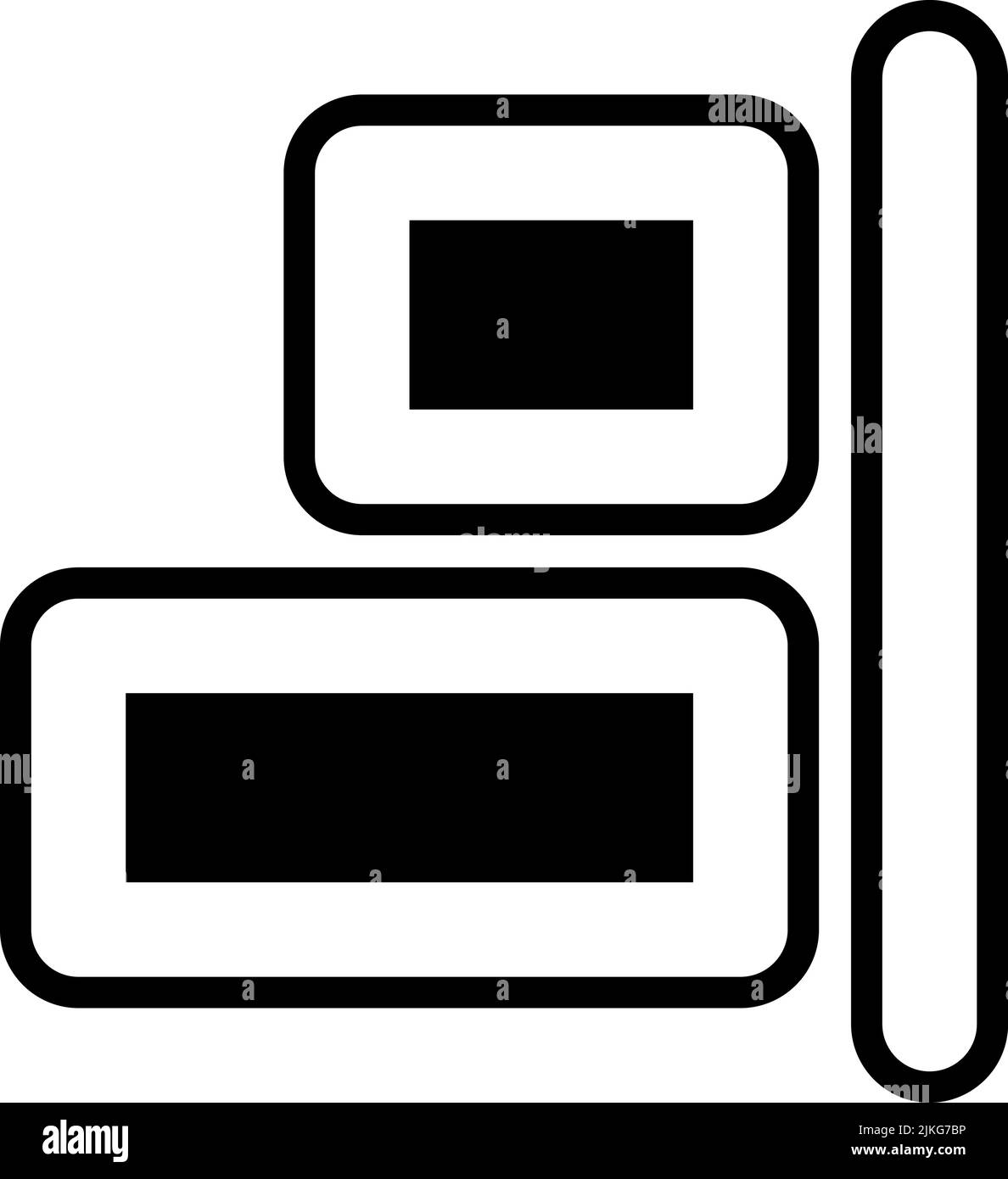 align right icon black vector illustration Stock Vector Image & Art - Alamy