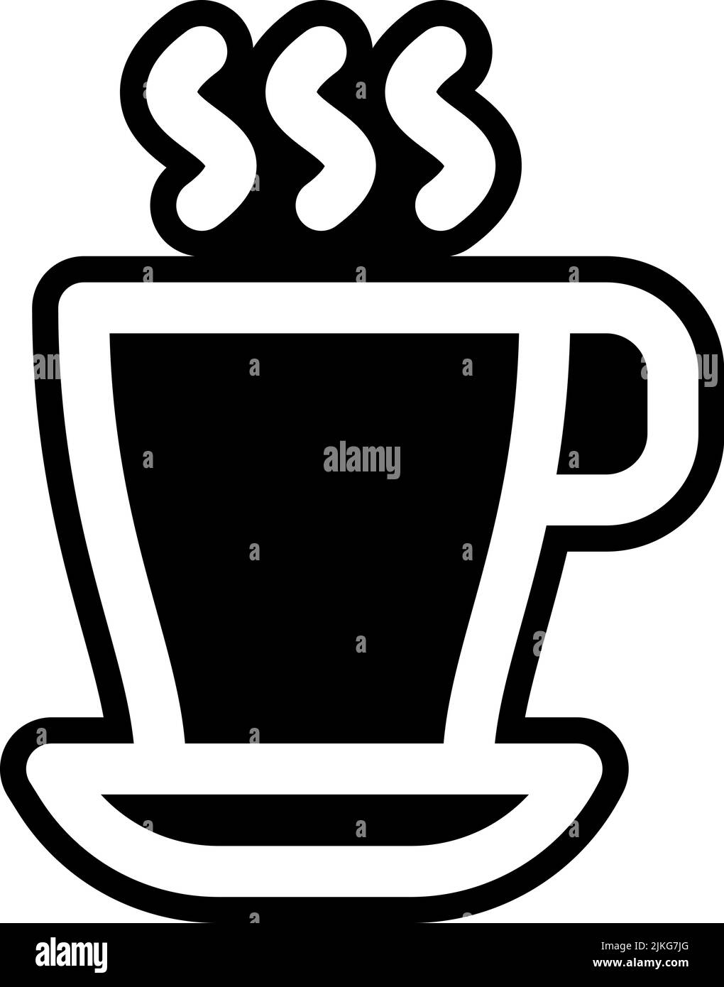 coffee icon black vector illustration Stock Vector Image & Art Alamy