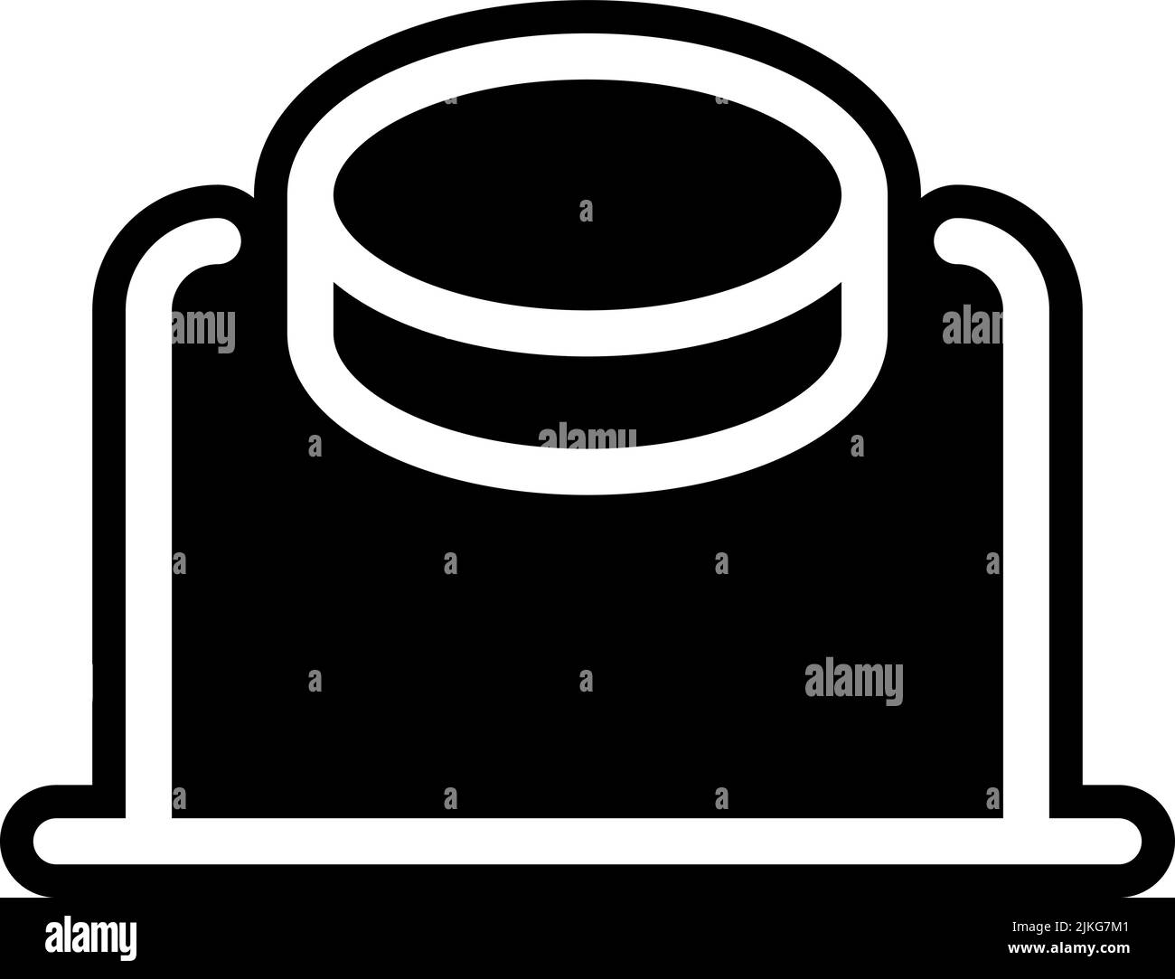 laptop icon black vector illustration Stock Vector Image & Art - Alamy