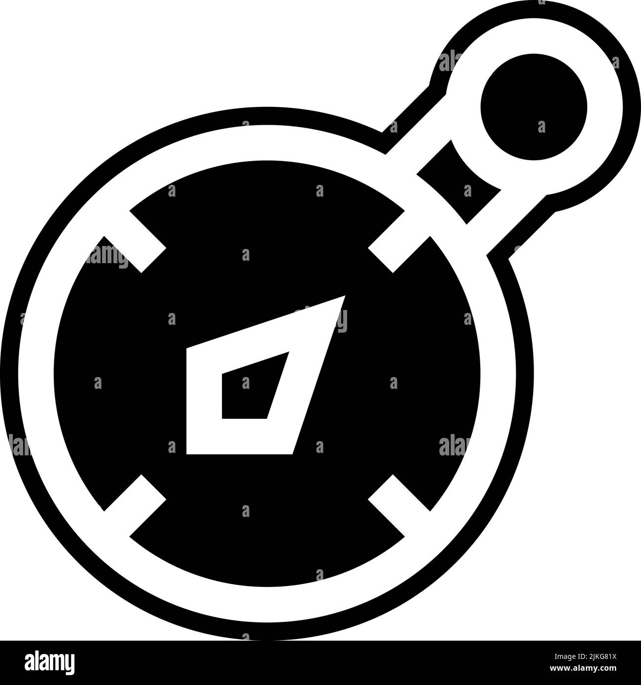 compass icon black vector illustration Stock Vector Image & Art Alamy