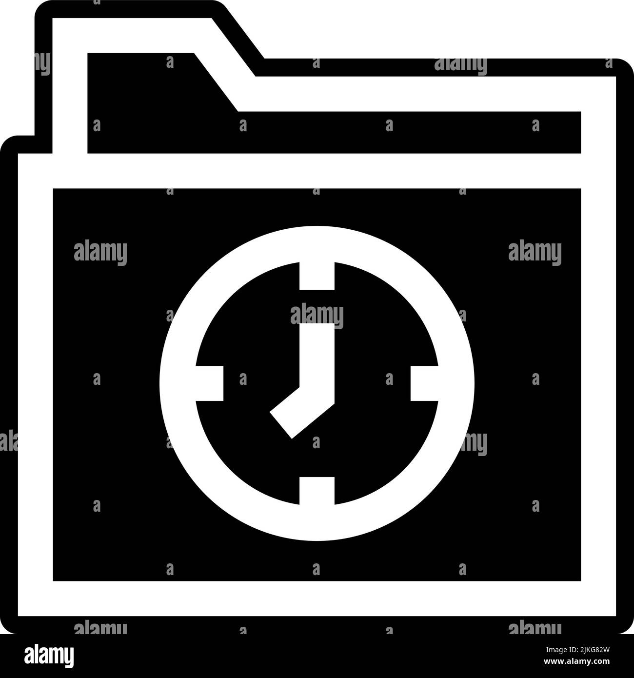 Shared folder icon black Black and White Stock Photos & Images - Alamy