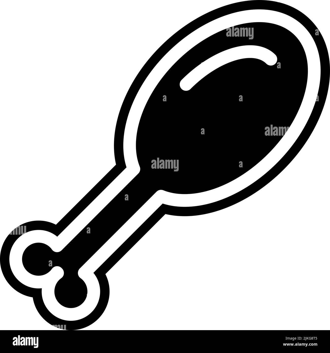 meat icon black vector illustration Stock Vector Image & Art - Alamy