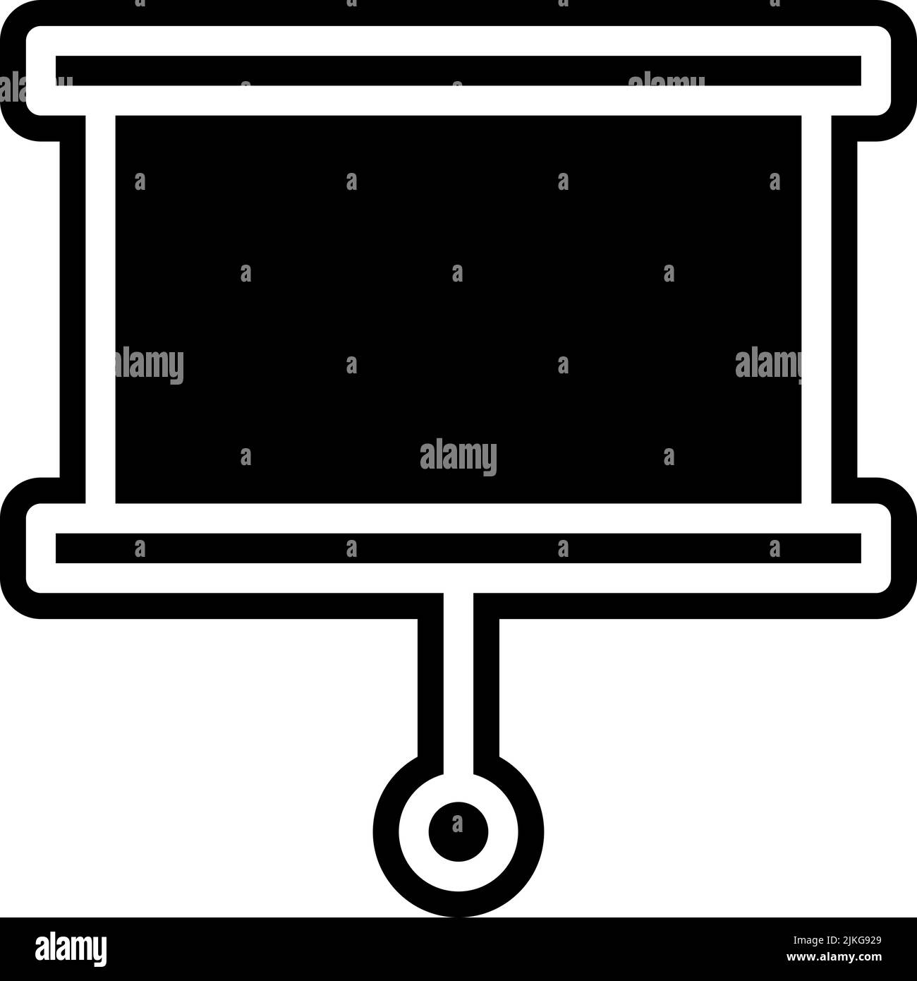 office material icon black vector illustration Stock Vector Image & Art ...