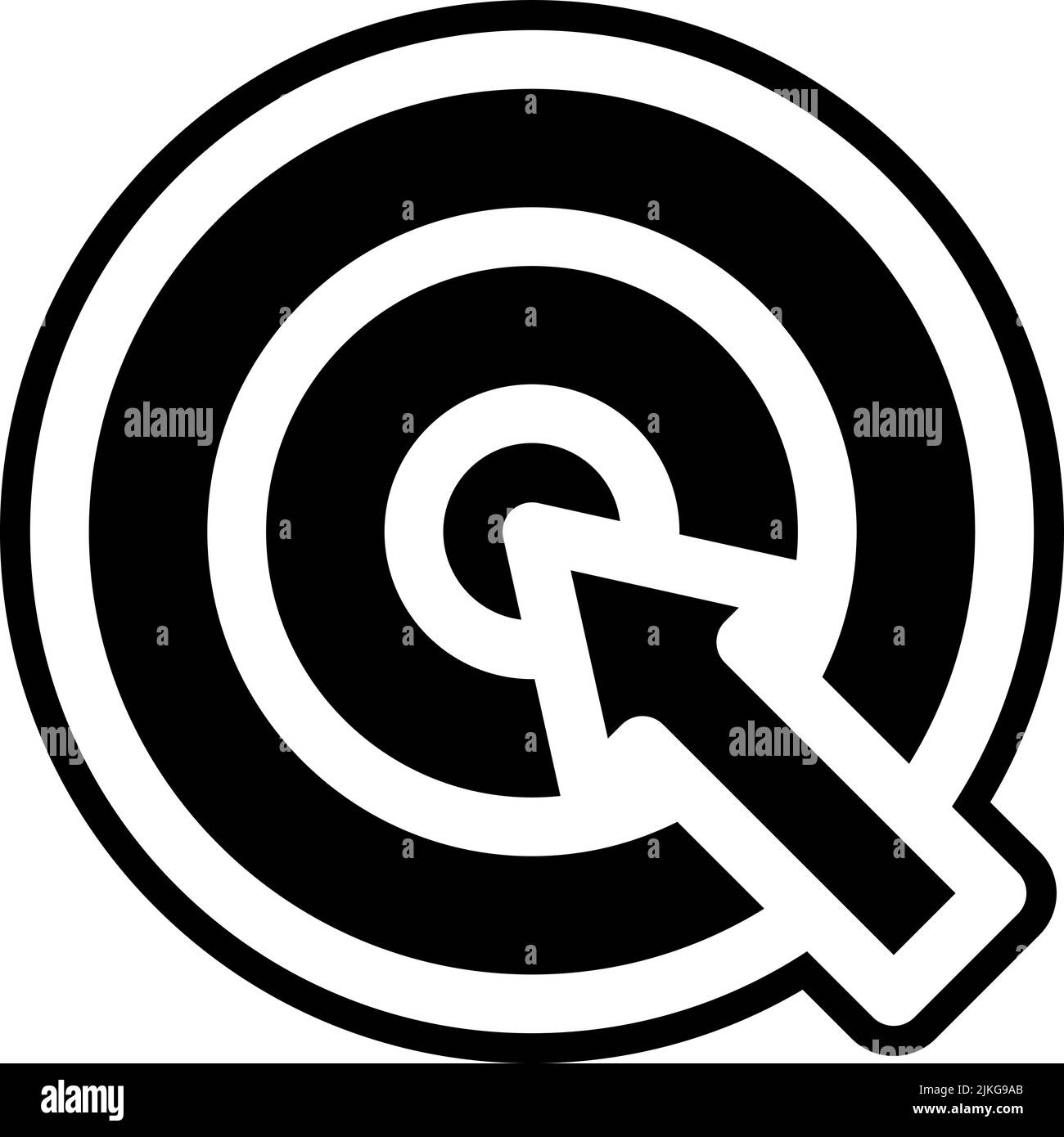 target icon black vector illustration Stock Vector Image & Art Alamy