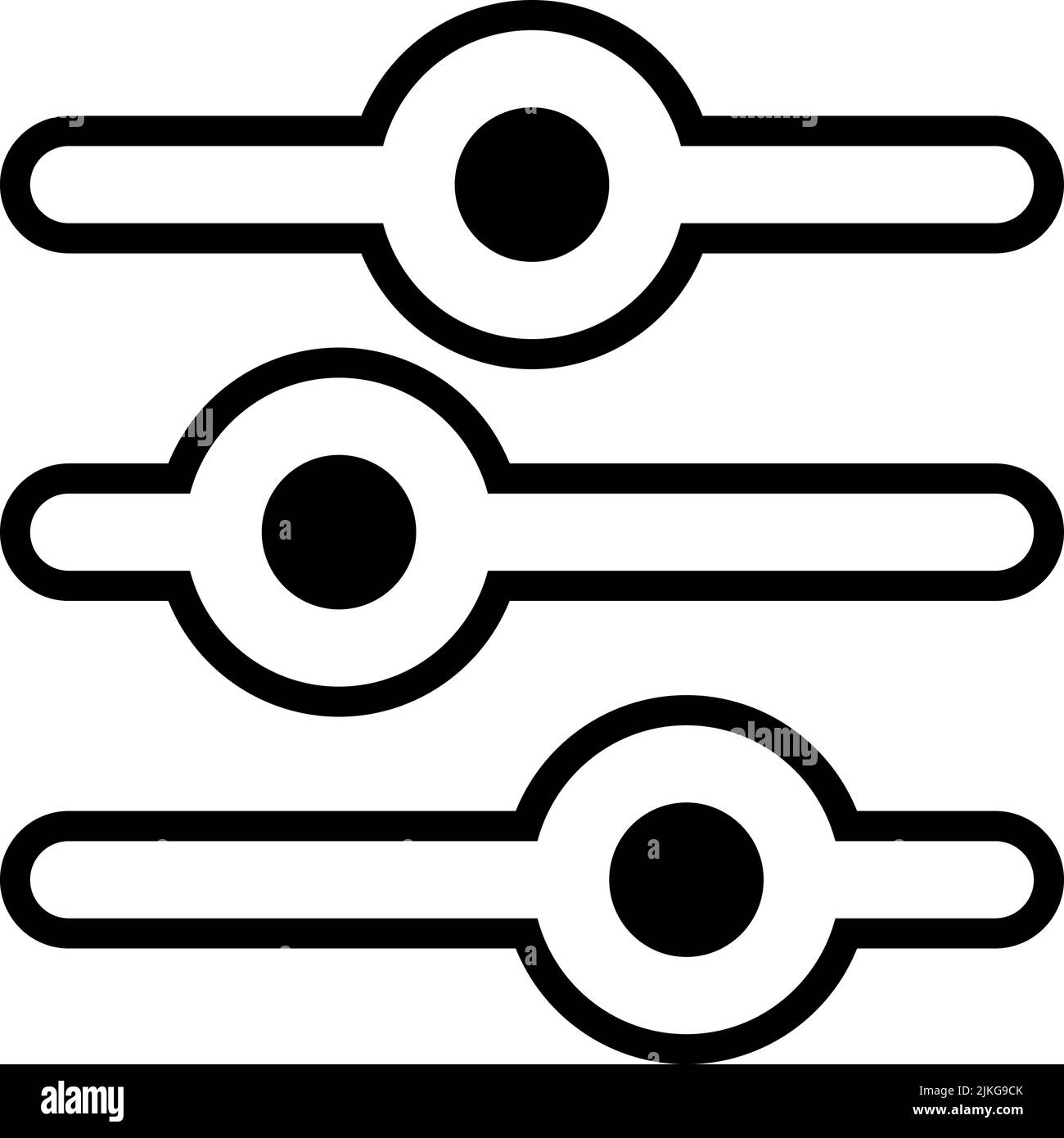 adjustment icon black vector illustration Stock Vector Image & Art Alamy