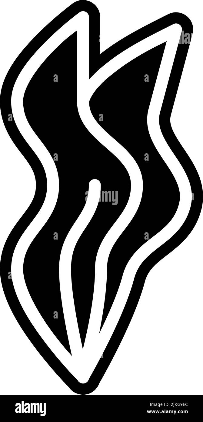 leaf icon black vector illustration Stock Vector Image & Art - Alamy