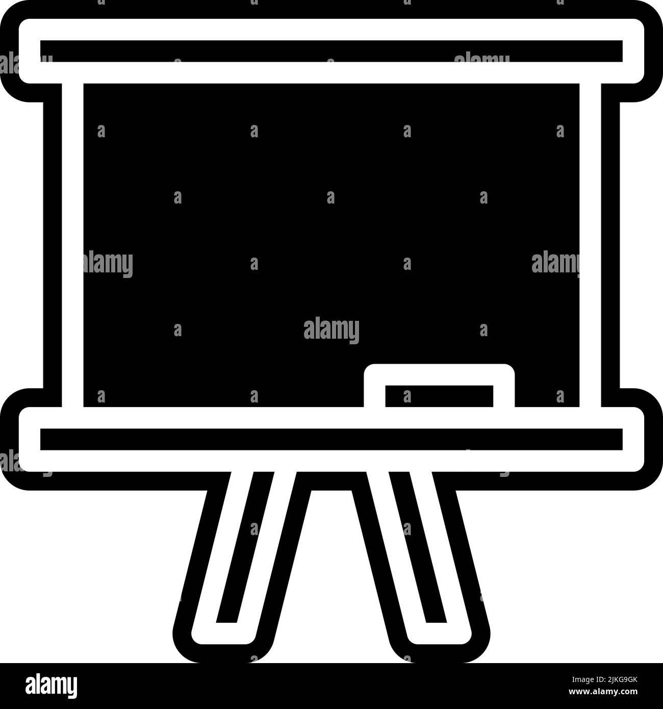 whiteboard icon black vector illustration Stock Vector Image & Art Alamy