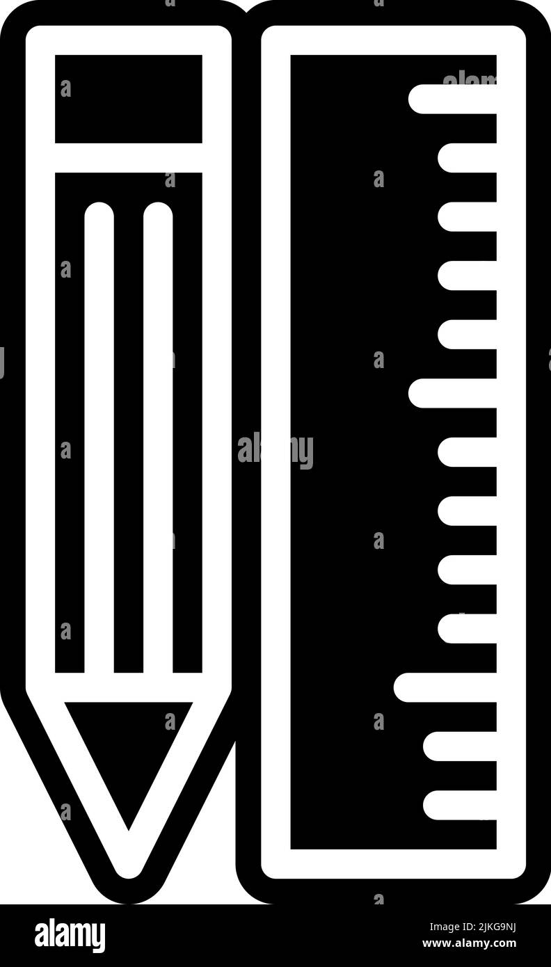 office material icon black vector illustration Stock Vector Image & Art ...