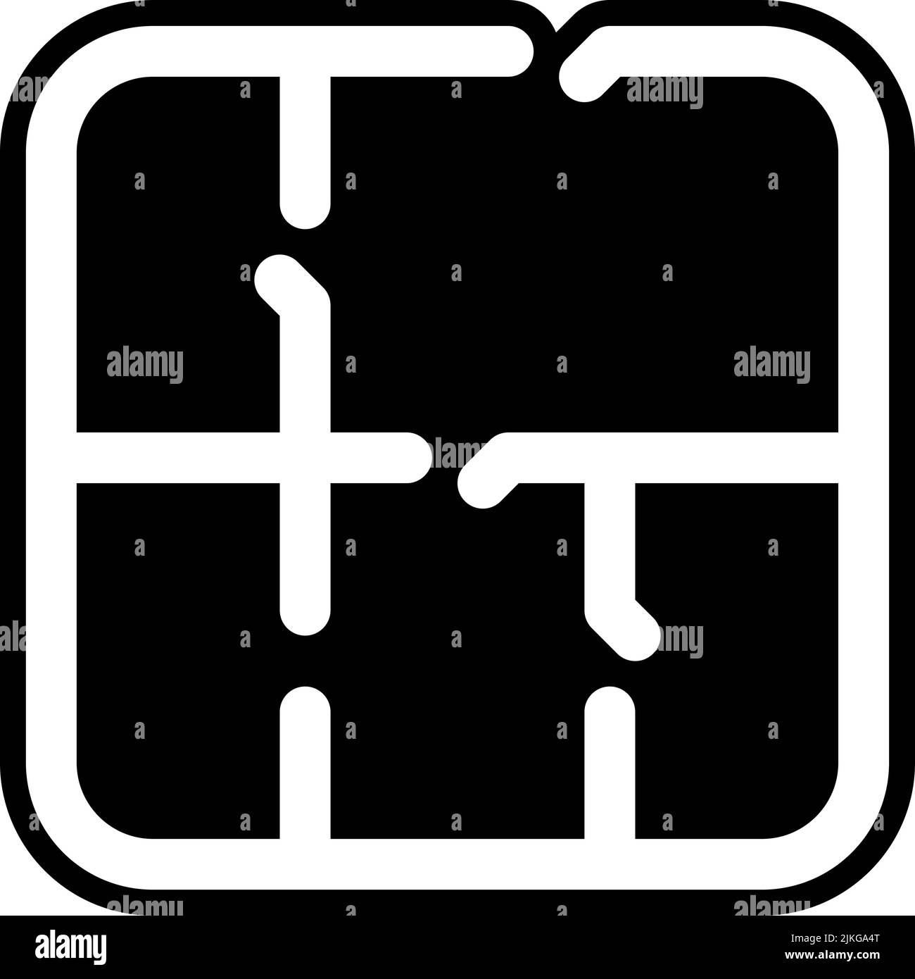 floor plans icon black vector illustration Stock Vector Image & Art - Alamy