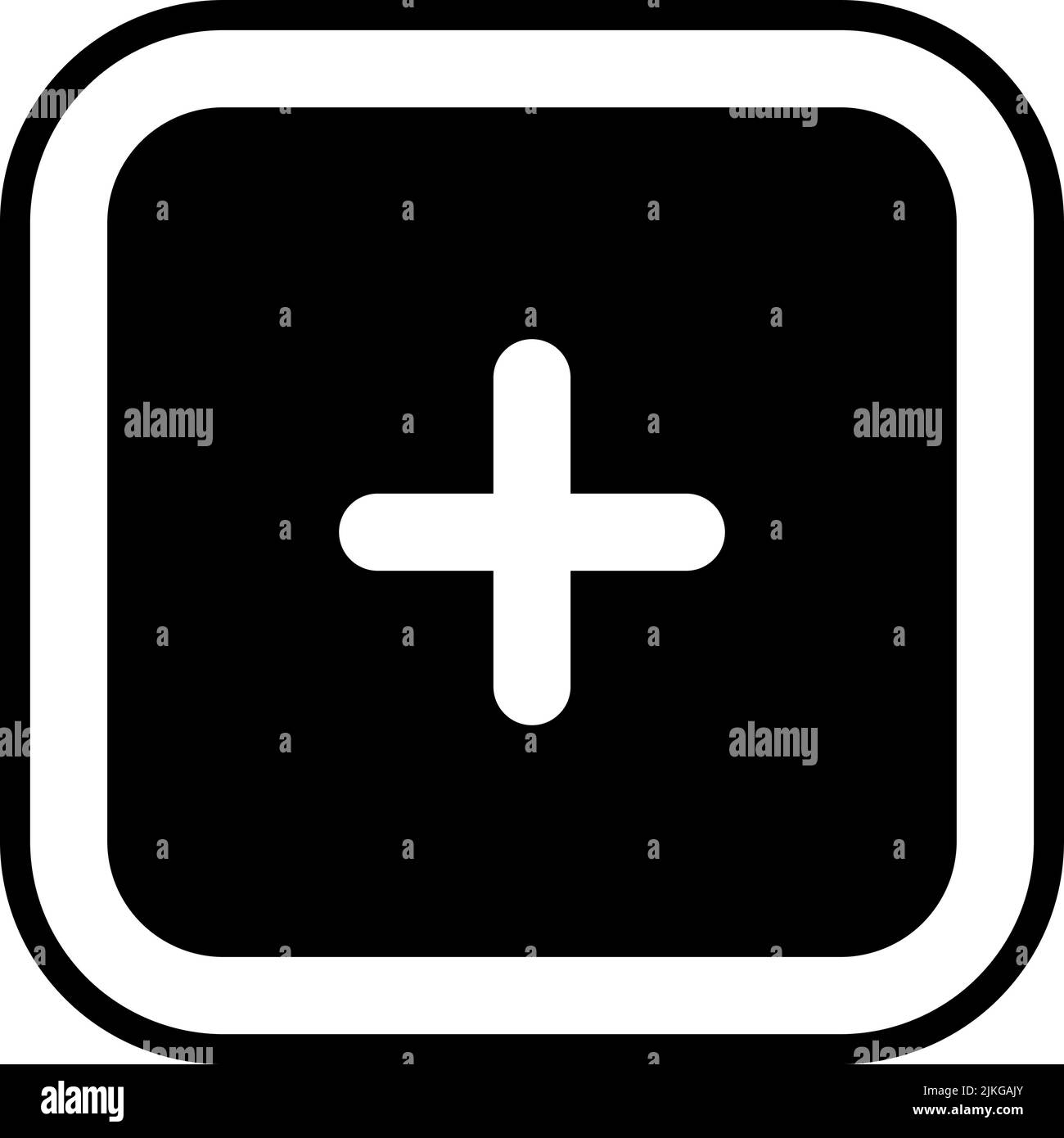add icon black vector illustration Stock Vector Image & Art - Alamy