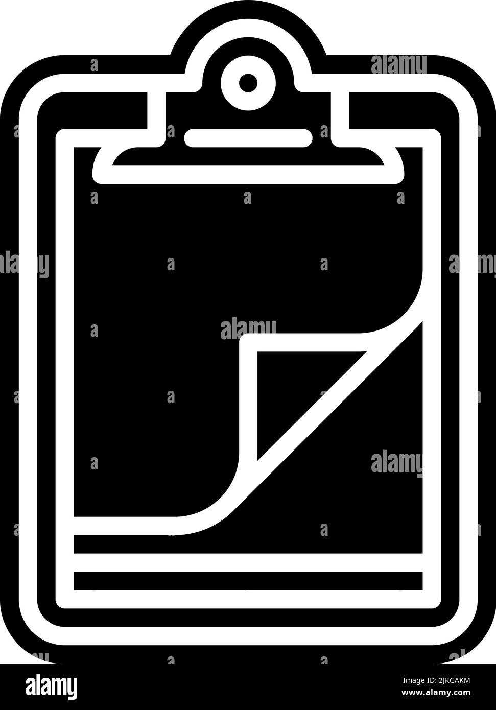 clipboard icon black vector illustration Stock Vector Image & Art Alamy