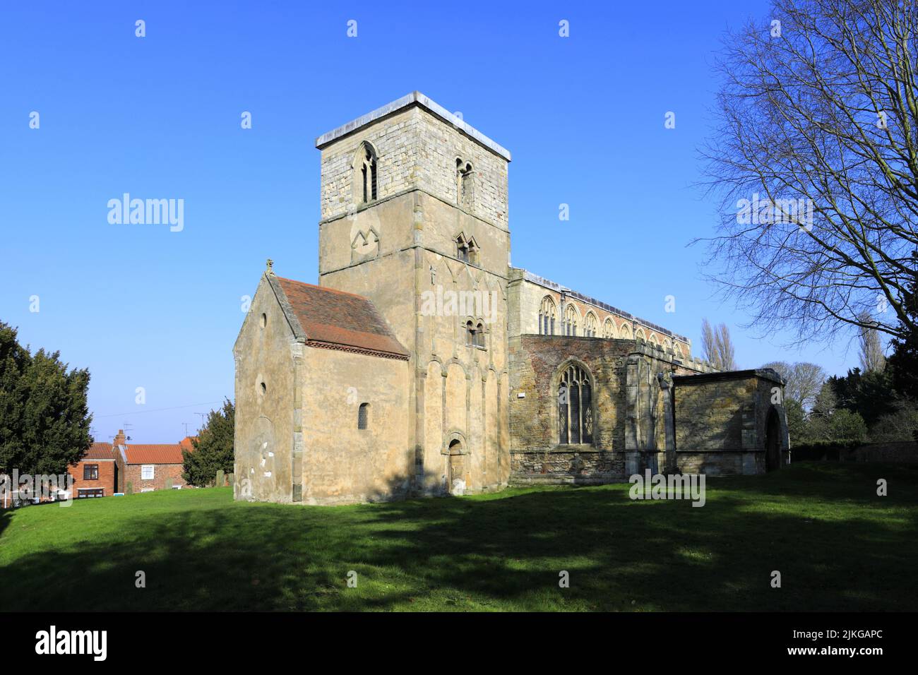 St Peters church, BartonuponHumber village, Lincolnshire County