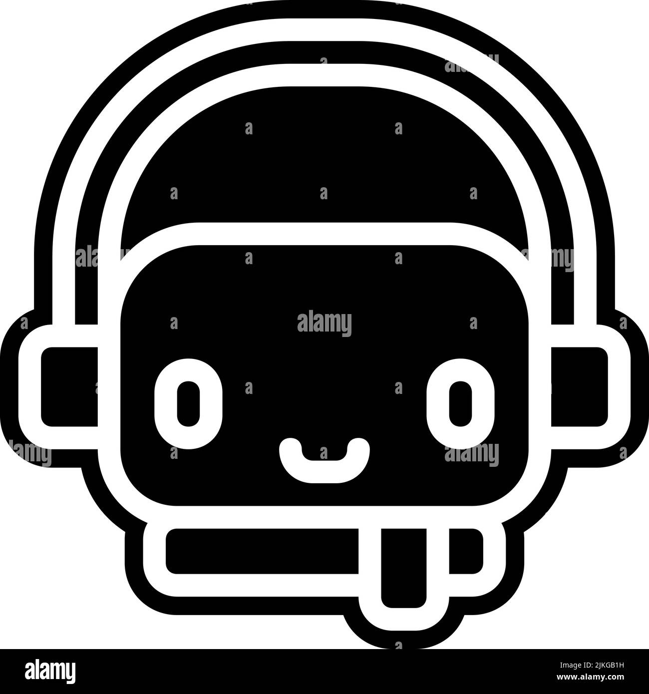 earmuffs icon black vector illustration Stock Vector Image & Art Alamy