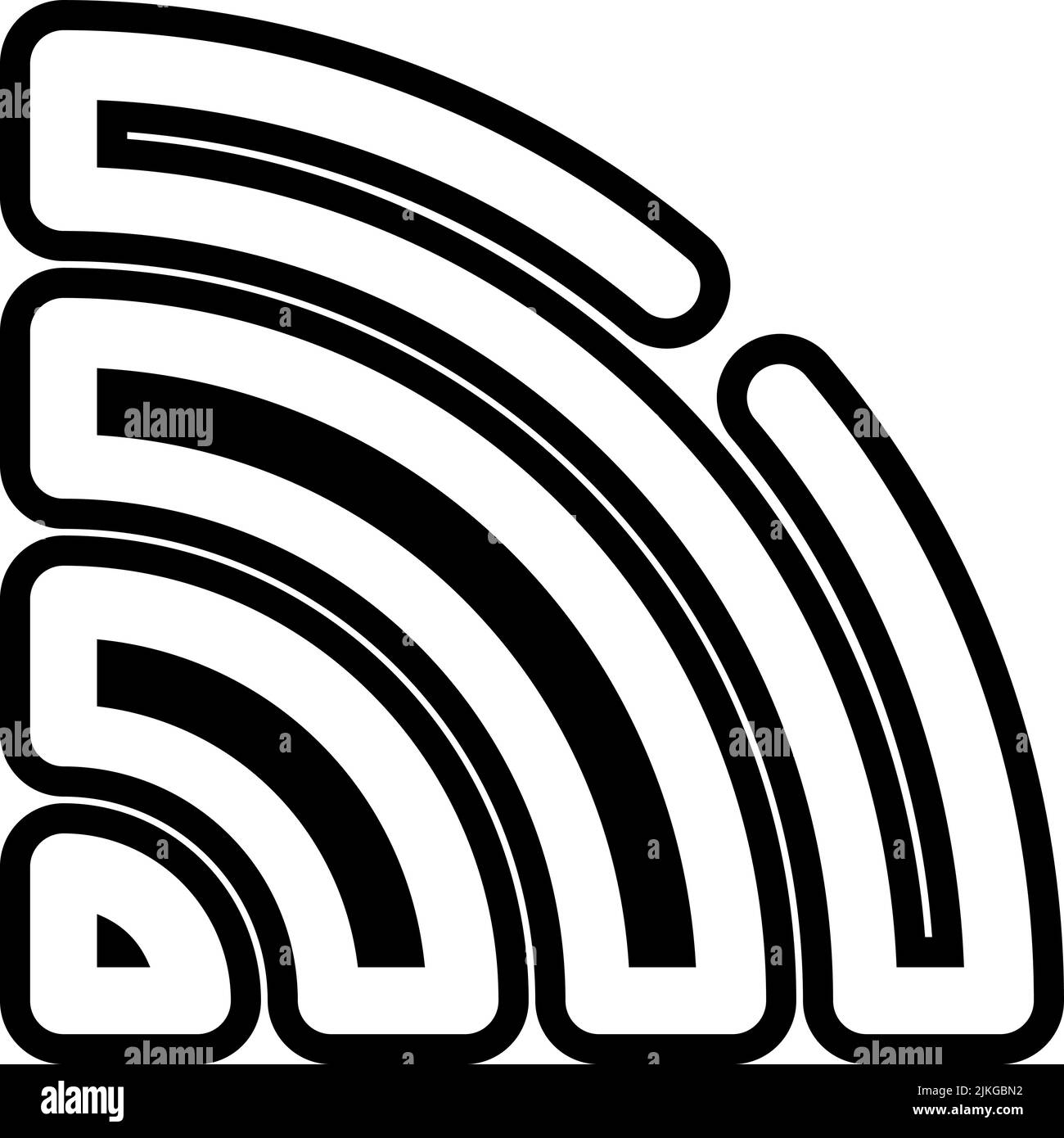 wireless icon black vector illustration Stock Vector Image & Art - Alamy