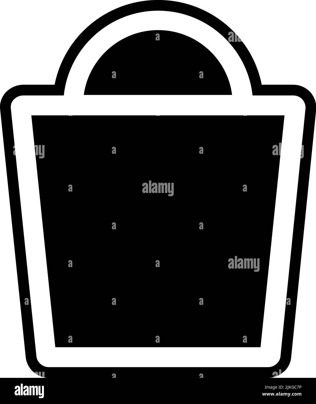 shopping bag icon black vector illustration Stock Vector Image & Art ...