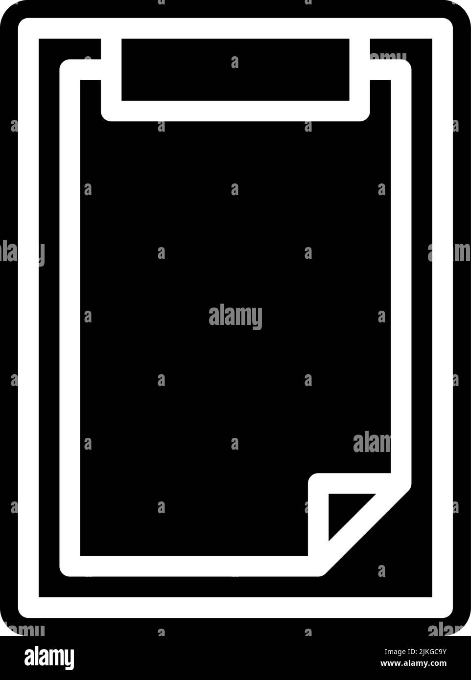 clipboard icon black vector illustration Stock Vector Image & Art Alamy