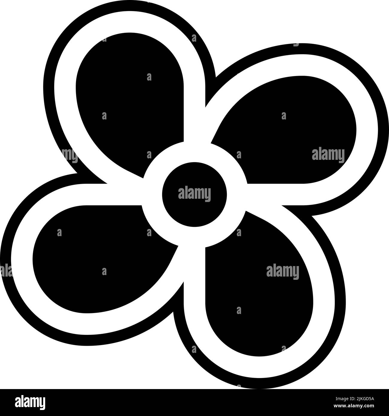 cooling fan icon black vector illustration Stock Vector Image & Art - Alamy