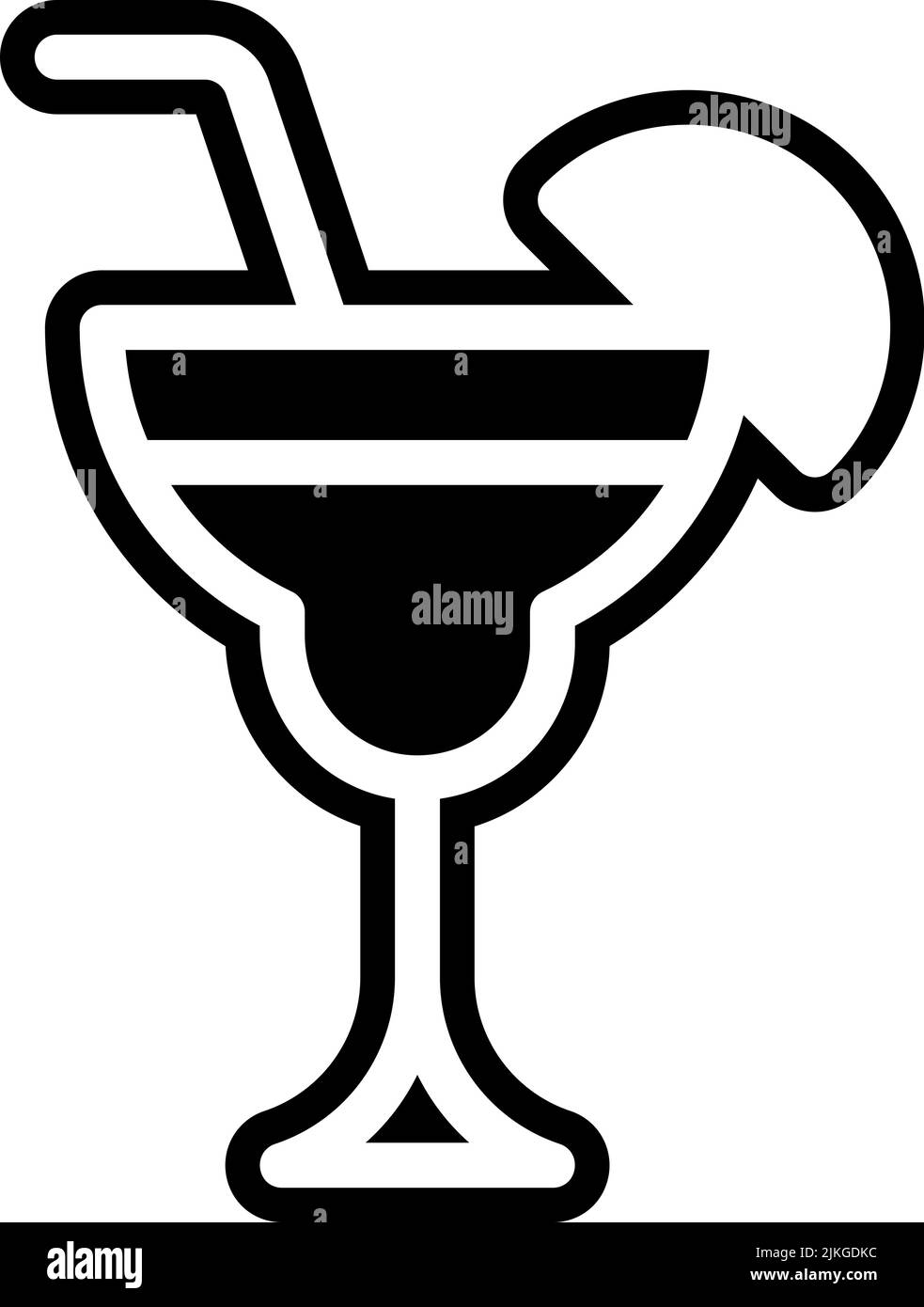 margarita icon black vector illustration Stock Vector Image & Art Alamy