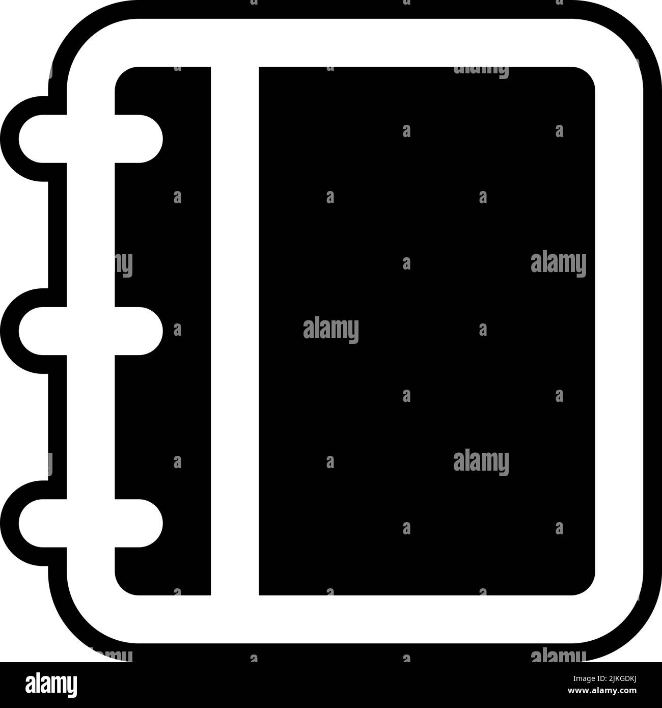 phone book icon black vector illustration Stock Vector Image & Art - Alamy