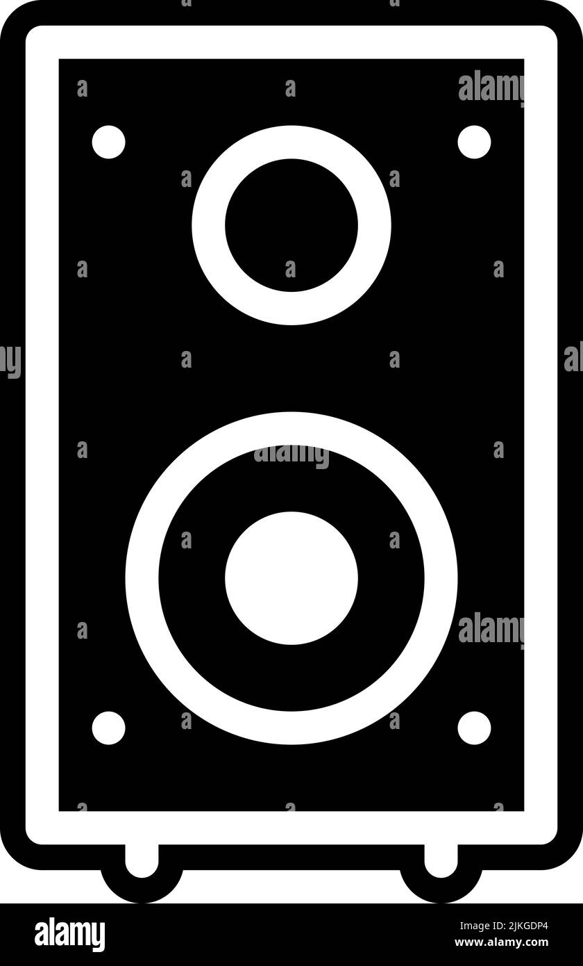 loud speaker icon black vector illustration Stock Vector Image & Art