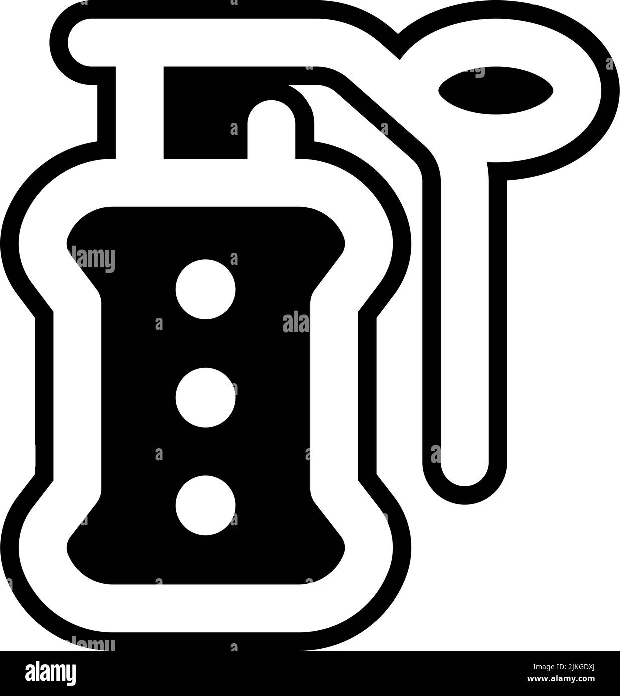 stun grenade icon black vector illustration Stock Vector Image & Art ...