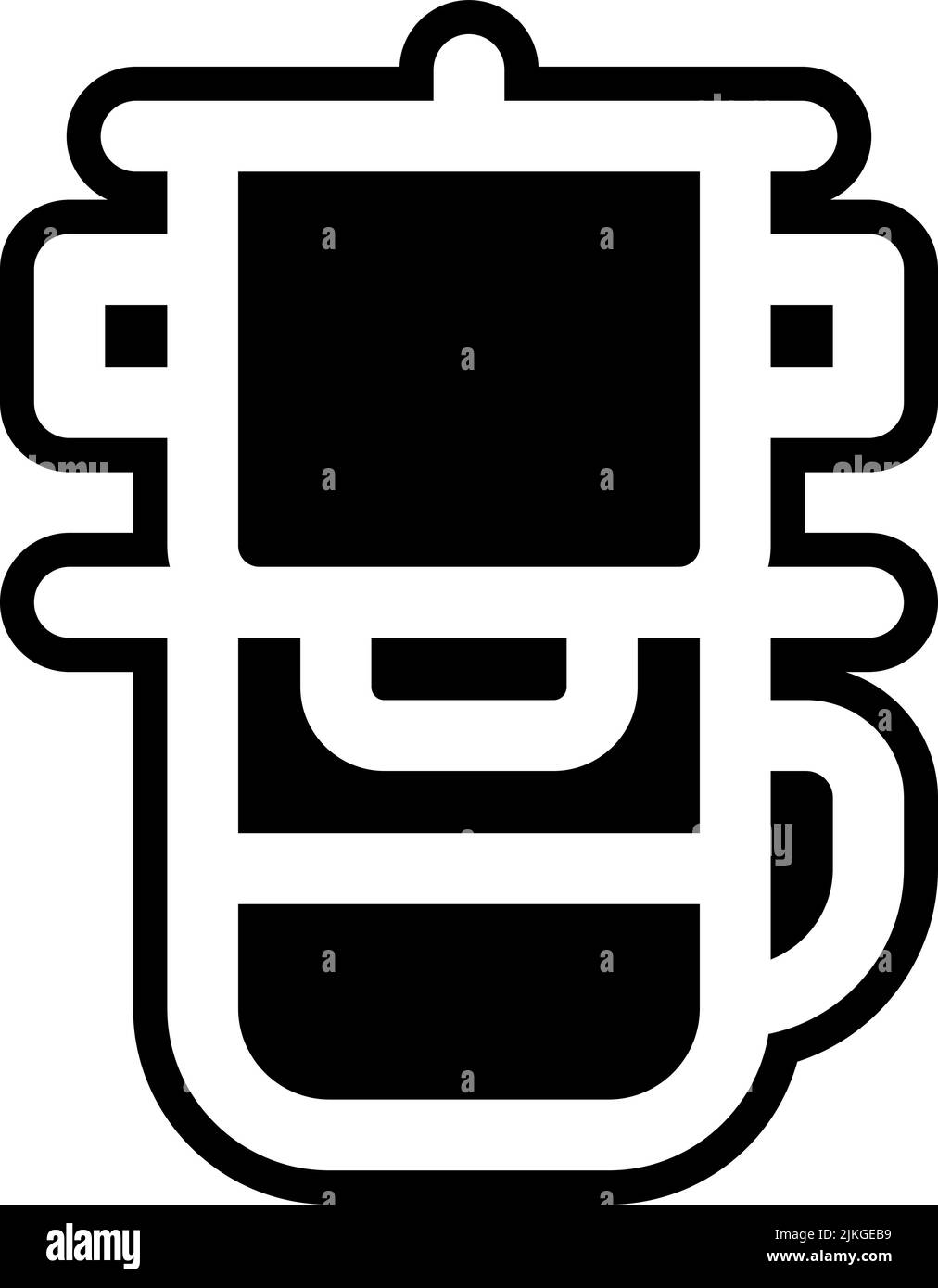 dripper icon black vector illustration Stock Vector Image & Art - Alamy