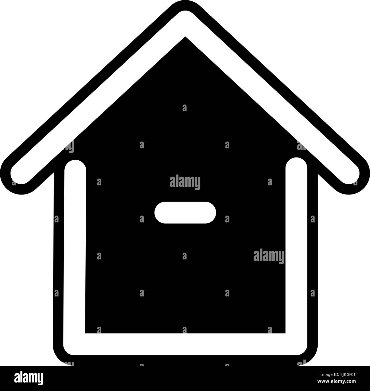 home page icon black vector illustration Stock Vector Image & Art - Alamy