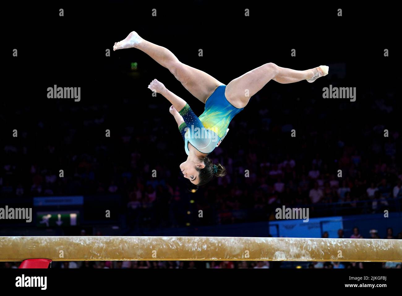 Australia's Godwin during the Women's Balance Beam Final at