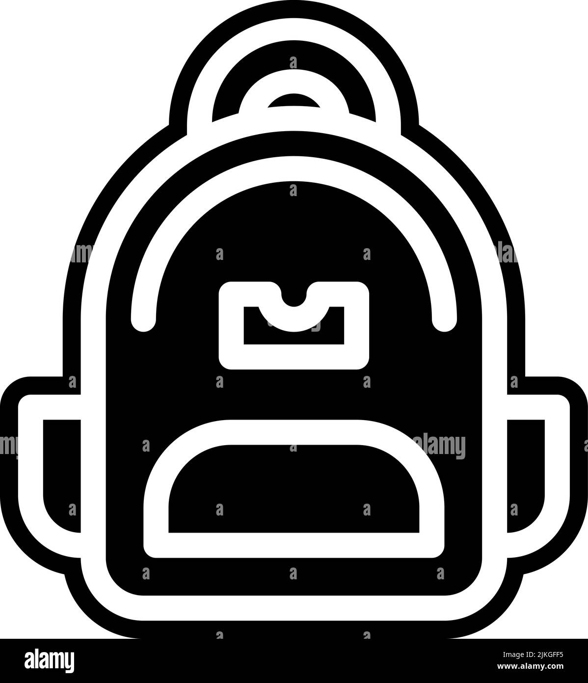 bag icon black vector illustration Stock Vector Image & Art - Alamy