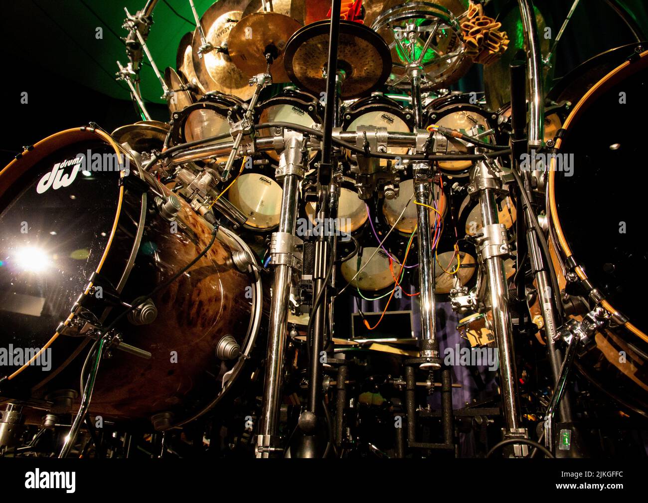The Biggest Drum Set Kit In The World Stock Photo Alamy