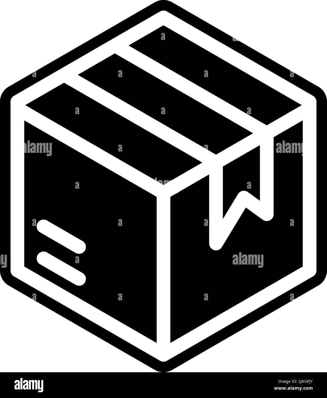 box icon black vector illustration Stock Vector Image & Art Alamy
