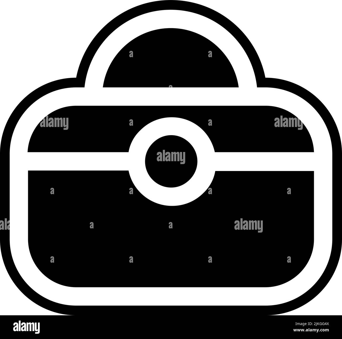 bag icon black vector illustration Stock Vector Image & Art - Alamy