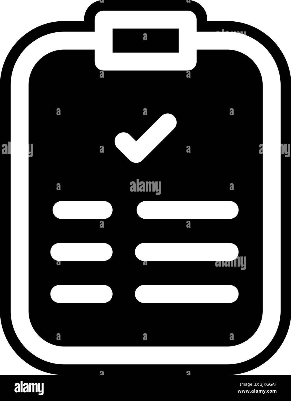 clipboard icon black vector illustration Stock Vector Image & Art Alamy