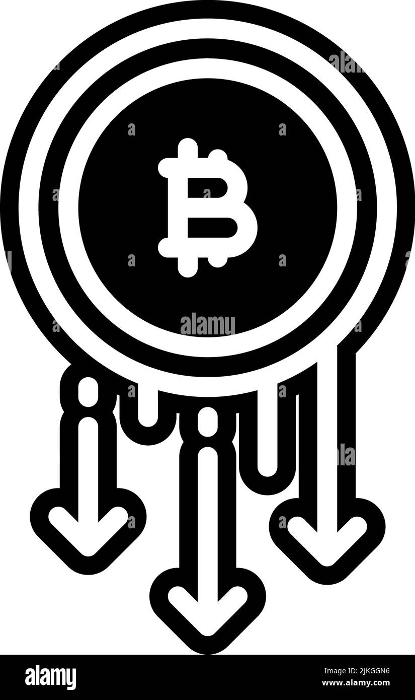 Bitcoin icon signs payment Stock Vector Images - Alamy