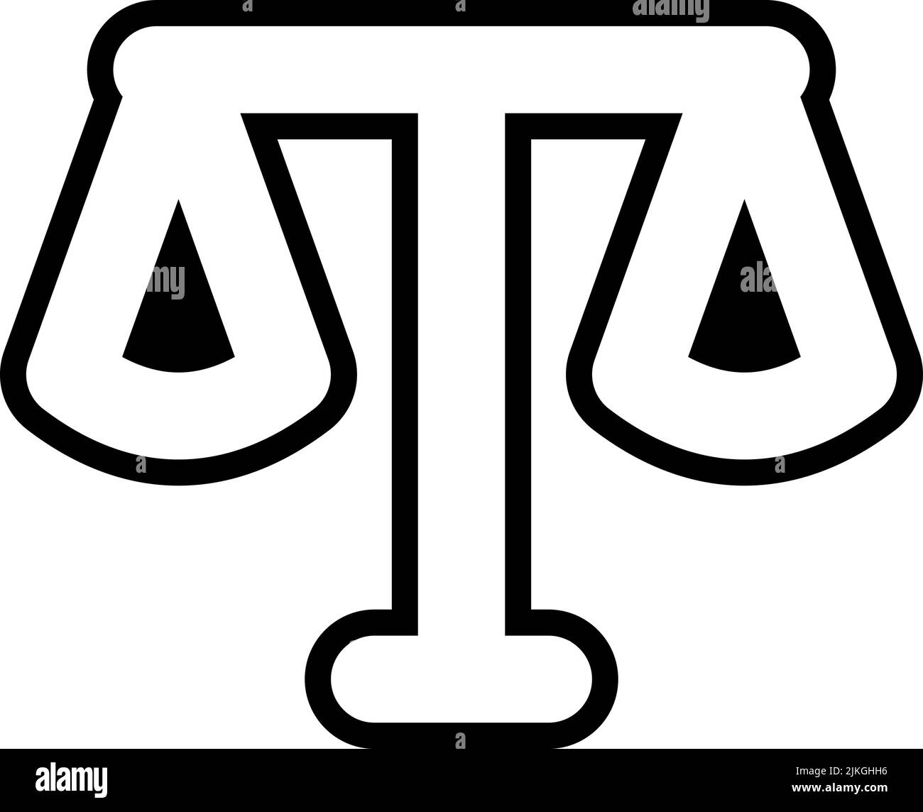 scale icon black vector illustration Stock Vector Image & Art - Alamy