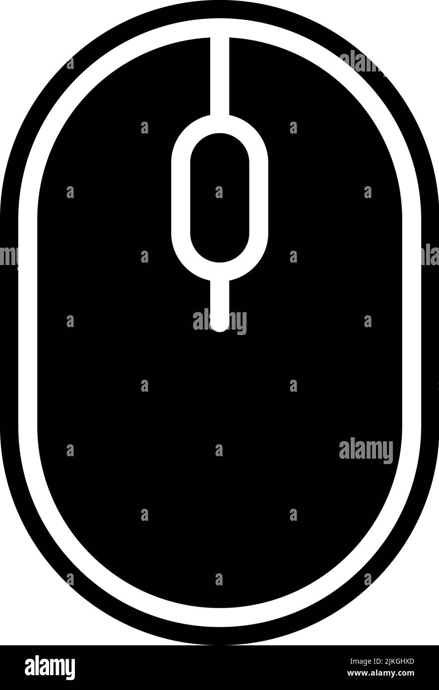 computer mouse icon black vector illustration Stock Vector Image & Art ...