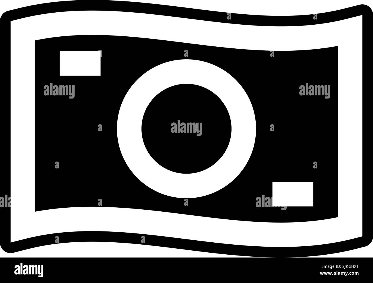 money icon black vector illustration Stock Vector Image & Art - Alamy