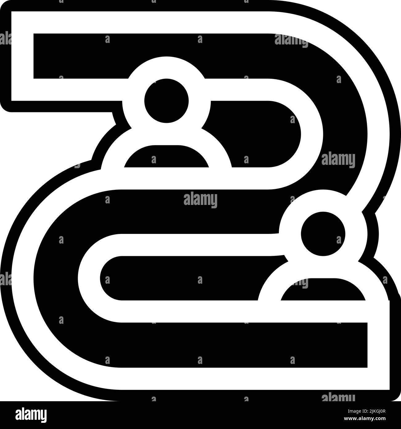 conveyor belt icon black vector illustration Stock Vector Image & Art