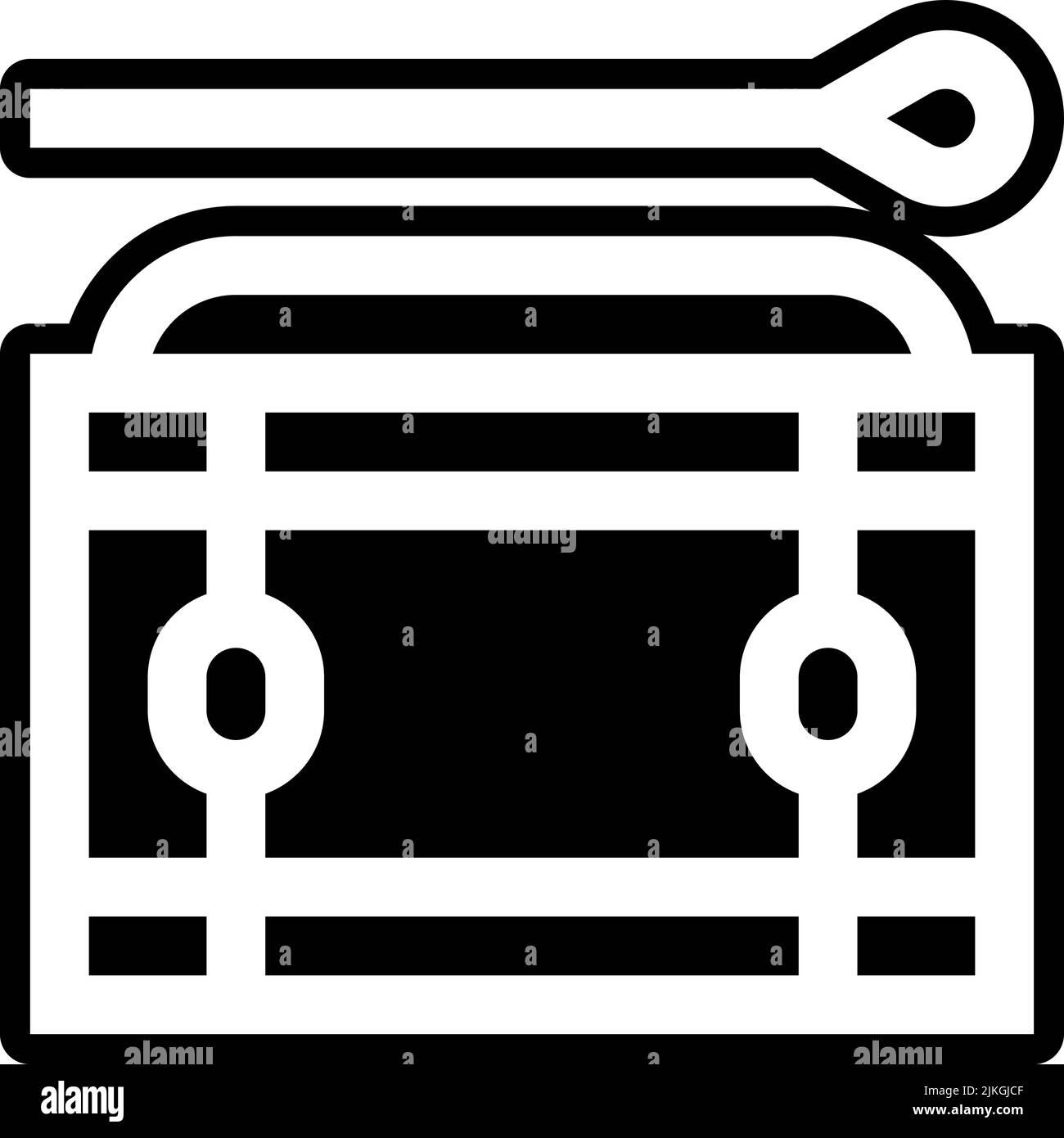 drum icon black vector illustration Stock Vector Image & Art - Alamy
