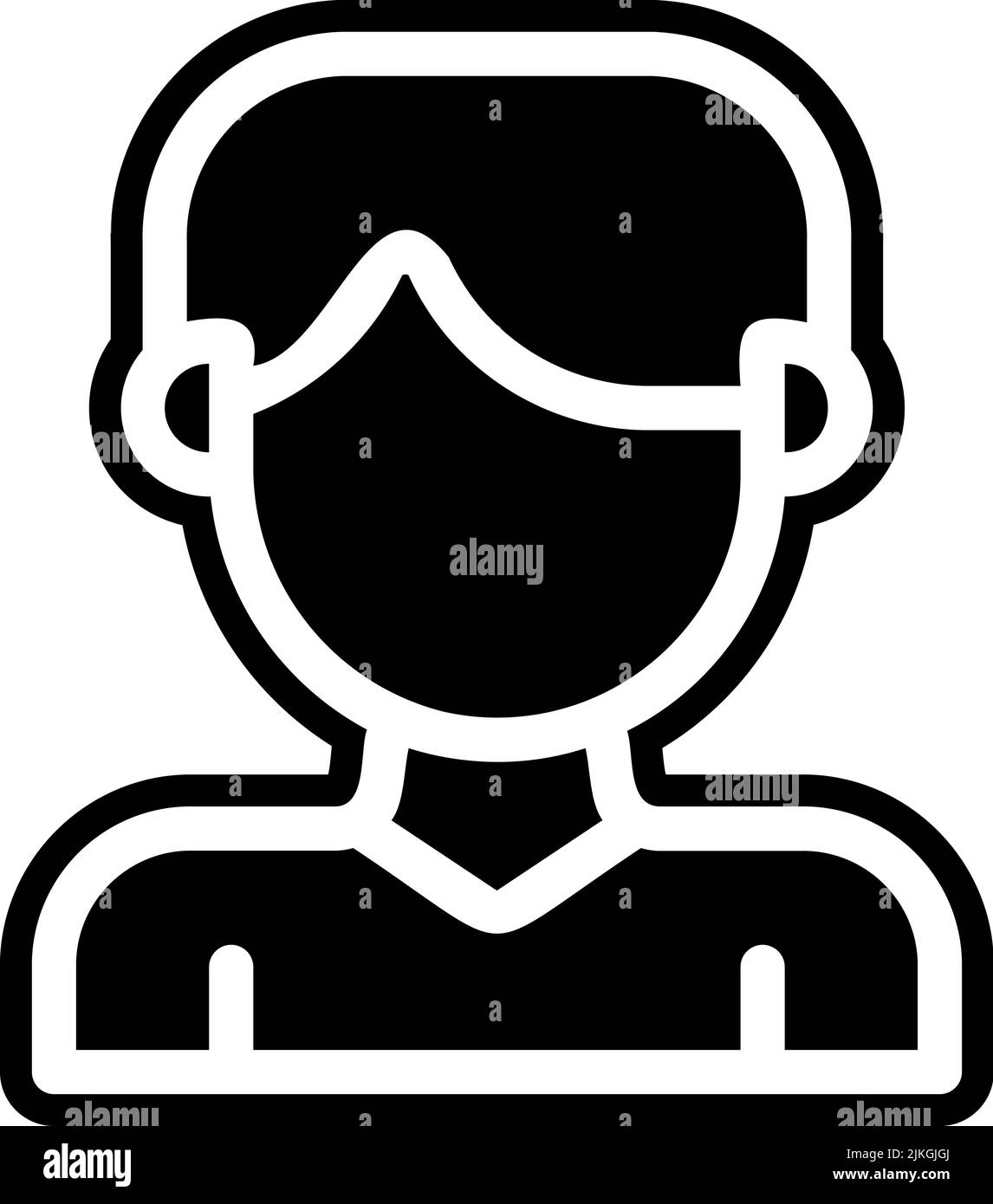 student icon black vector illustration Stock Vector Image & Art - Alamy
