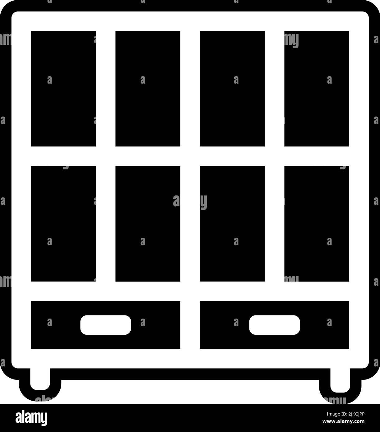 wardrobe icon black vector illustration Stock Vector Image & Art - Alamy
