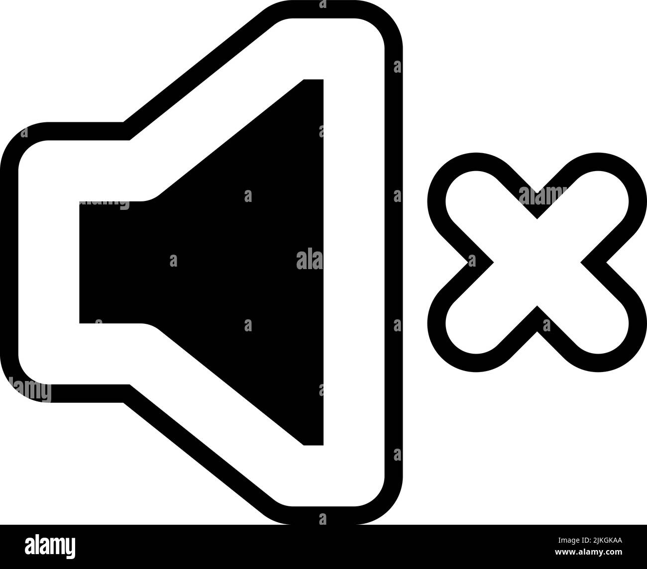 speaker icon black vector illustration Stock Vector Image & Art Alamy